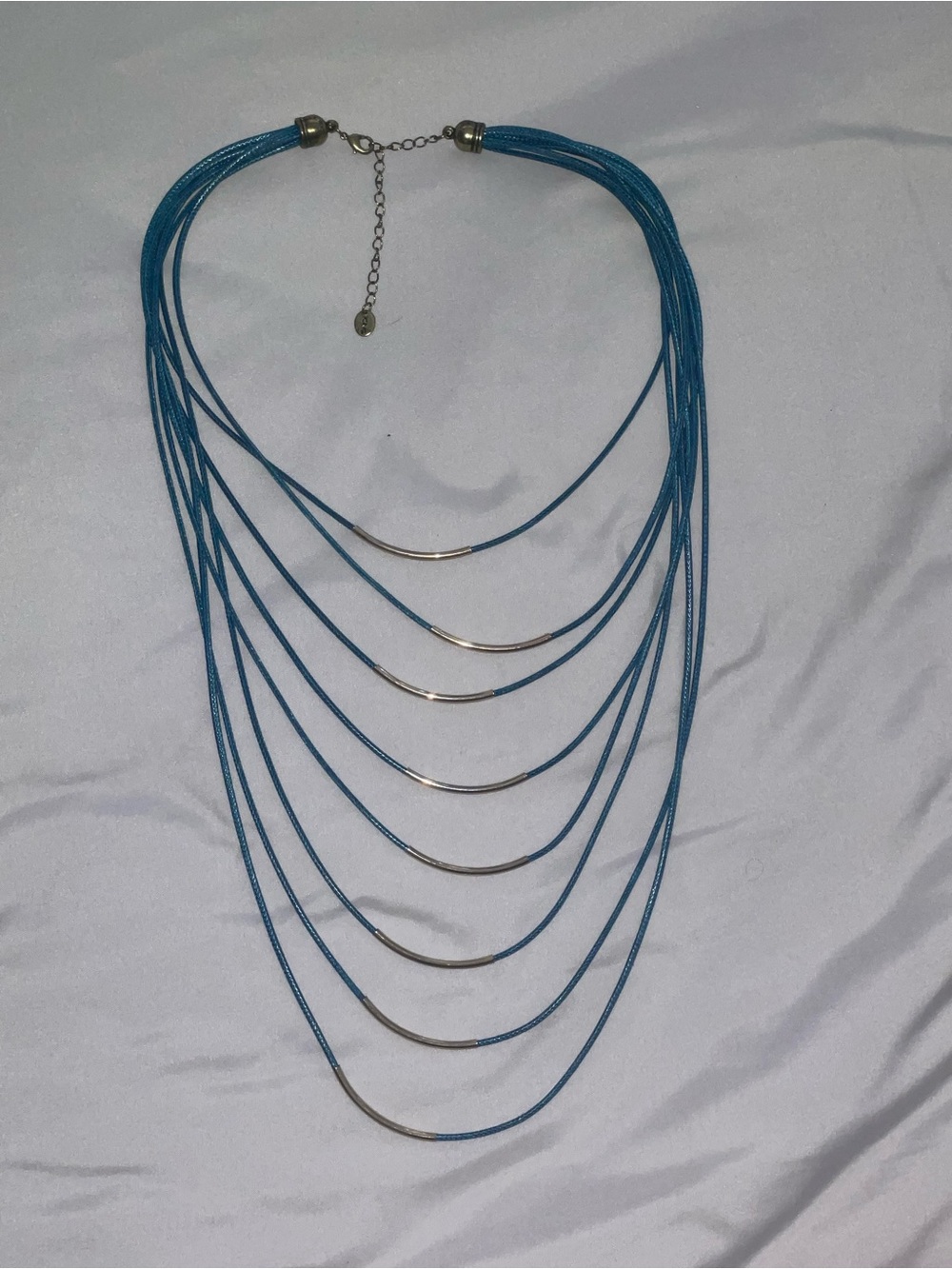 Multi-Strand Blue Layered Necklace - Women Jewelry